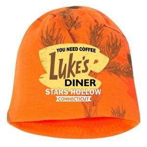 Vintge Luke's Diner Stars Hollow Connecticut Kati - Camo Knit Beanie