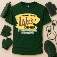 Vintge Luke's Diner Stars Hollow Connecticut Cooling Performance Crew T-Shirt