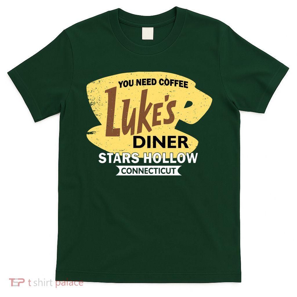 Vintge Luke's Diner Stars Hollow Connecticut T-Shirt