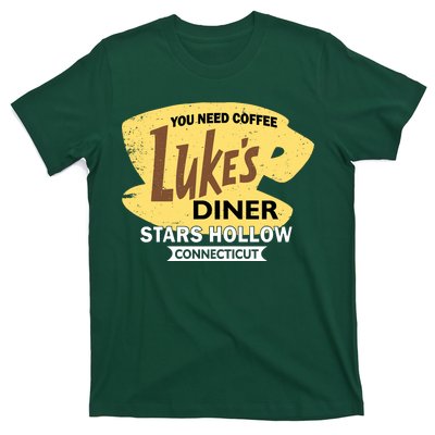 Vintge Luke's Diner Stars Hollow Connecticut T-Shirt