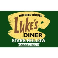 Vintge Luke's Diner Stars Hollow Connecticut Bumper Sticker