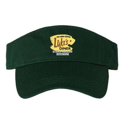 Vintge Luke's Diner Stars Hollow Connecticut Valucap Bio-Washed Visor