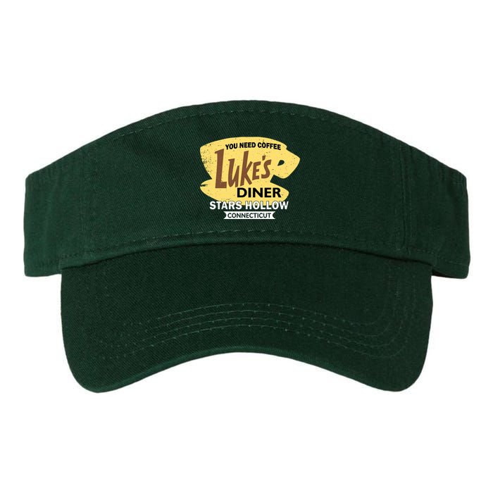 Vintge Luke's Diner Stars Hollow Connecticut Valucap Bio-Washed Visor