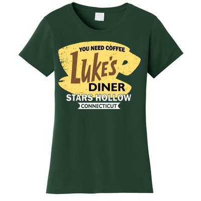 Vintge Luke's Diner Stars Hollow Connecticut Women's T-Shirt