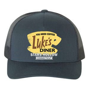 Vintge Luke's Diner Stars Hollow Connecticut Yupoong Adult 5-Panel Trucker Hat