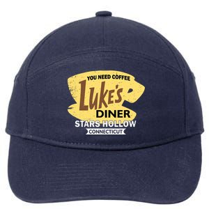 Vintge Luke's Diner Stars Hollow Connecticut 7-Panel Snapback Hat