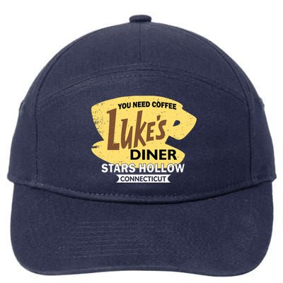 Vintge Luke's Diner Stars Hollow Connecticut 7-Panel Snapback Hat