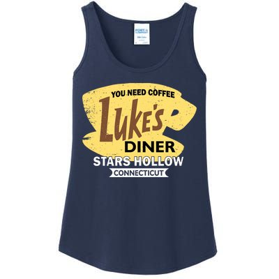 Vintge Luke's Diner Stars Hollow Connecticut Ladies Essential Tank