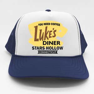 Vintge Luke's Diner Stars Hollow Connecticut Trucker Hat