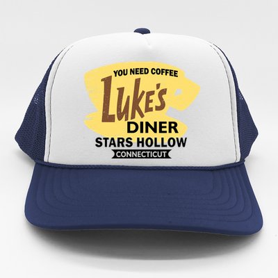 Vintge Luke's Diner Stars Hollow Connecticut Trucker Hat