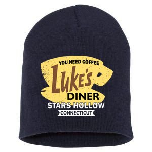 Vintge Luke's Diner Stars Hollow Connecticut Short Acrylic Beanie