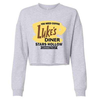 Vintge Luke's Diner Stars Hollow Connecticut Cropped Pullover Crew