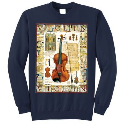 Violin Tall Sweatshirt