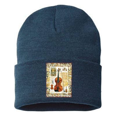 Violin Sustainable Knit Beanie