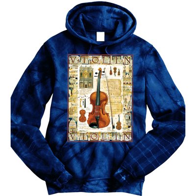 Violin Tie Dye Hoodie