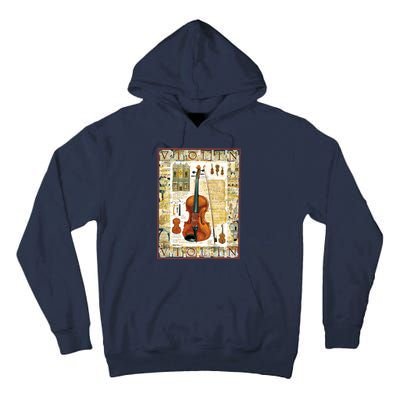 Violin Tall Hoodie