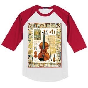 Violin Kids Colorblock Raglan Jersey