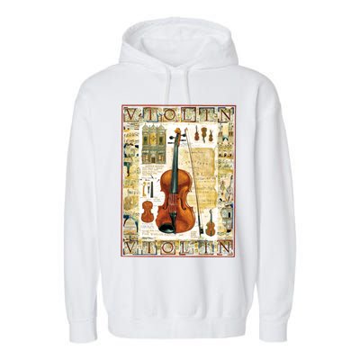 Violin Garment-Dyed Fleece Hoodie