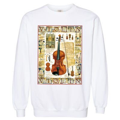 Violin Garment-Dyed Sweatshirt