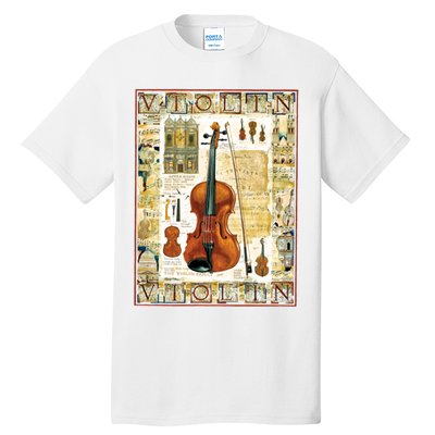 Violin Tall T-Shirt