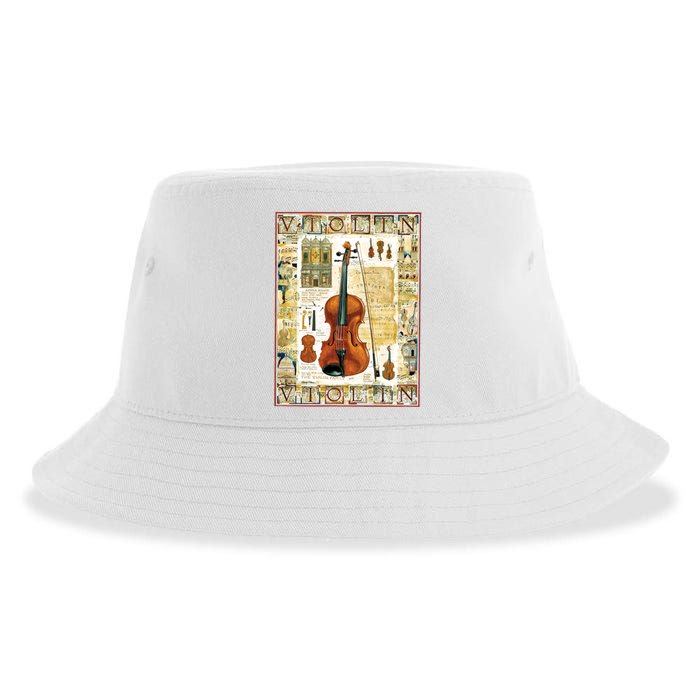 Violin Sustainable Bucket Hat