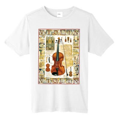 Violin Tall Fusion ChromaSoft Performance T-Shirt