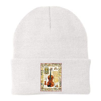 Violin Knit Cap Winter Beanie