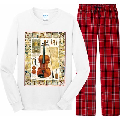 Violin Long Sleeve Pajama Set