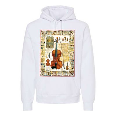 Violin Premium Hoodie