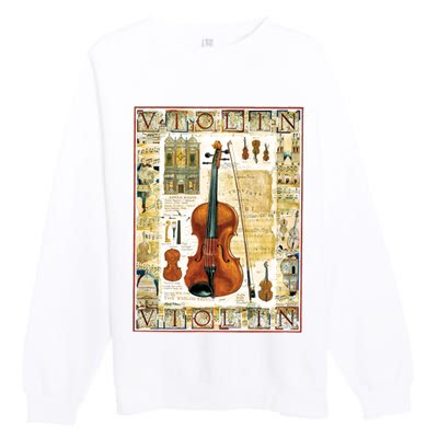 Violin Premium Crewneck Sweatshirt