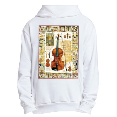 Violin Urban Pullover Hoodie