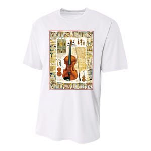 Violin Youth Performance Sprint T-Shirt