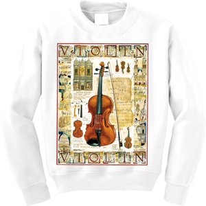 Violin Kids Sweatshirt