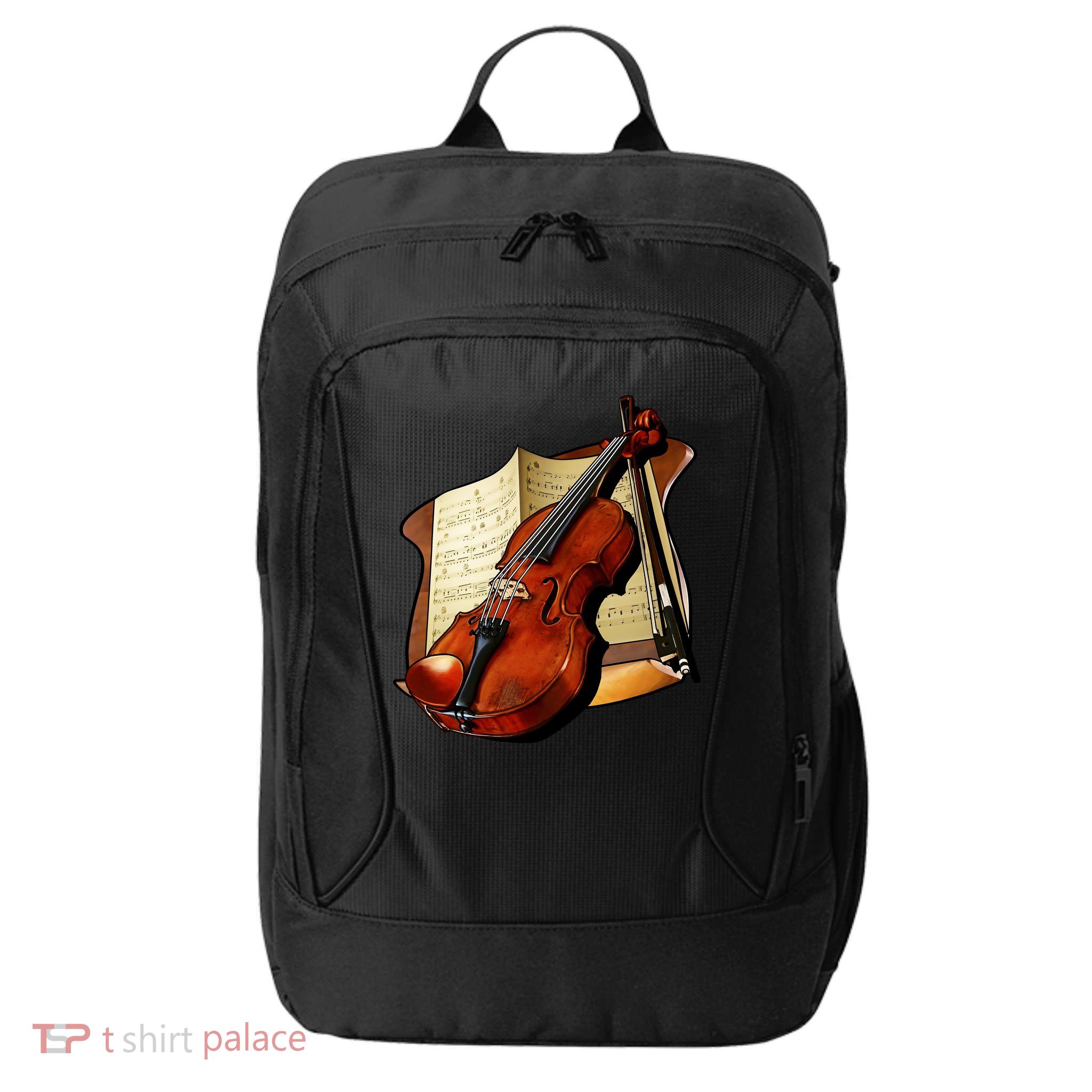 Violin and Sheet Music City Backpack