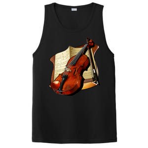 Violin and Sheet Music PosiCharge Competitor Tank