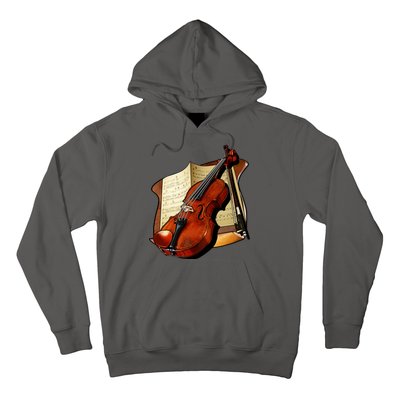 Violin and Sheet Music Hoodie