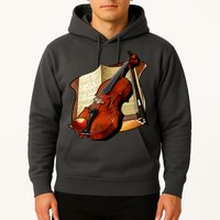 Violin and Sheet Music Hoodie