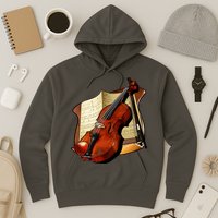 Violin and Sheet Music Hoodie