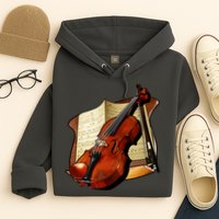 Violin and Sheet Music Hoodie