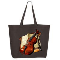 Violin and Sheet Music 25L Jumbo Tote