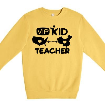 VIP Kid Teacher International Online Learning Premium Crewneck Sweatshirt