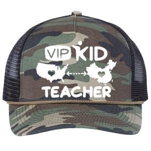 VIP Kid Teacher International Online Learning Retro Rope Trucker Hat Cap