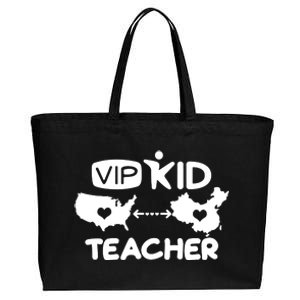 VIP Kid Teacher International Online Learning Cotton Canvas Jumbo Tote