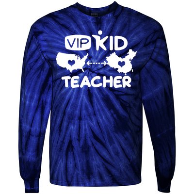 VIP Kid Teacher International Online Learning Tie-Dye Long Sleeve Shirt