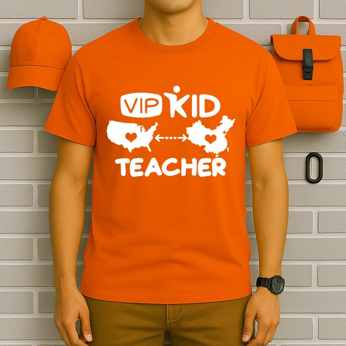 VIP Kid Teacher International Online Learning T-Shirt