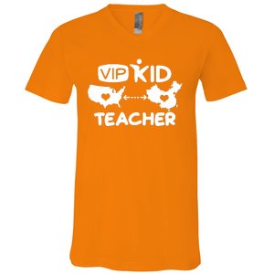 VIP Kid Teacher International Online Learning V-Neck T-Shirt