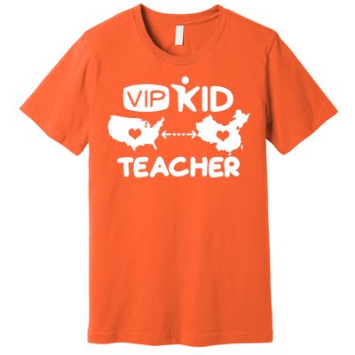 VIP Kid Teacher International Online Learning Premium T-Shirt