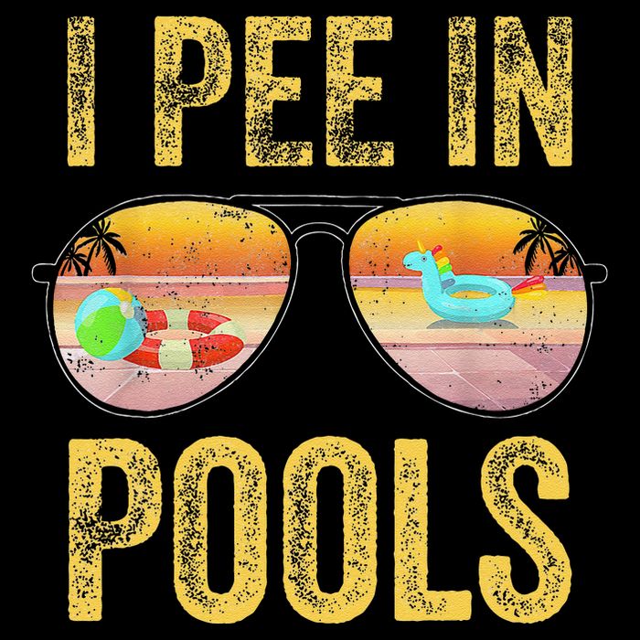 Vintage I Pee In Pools Funny Backpack