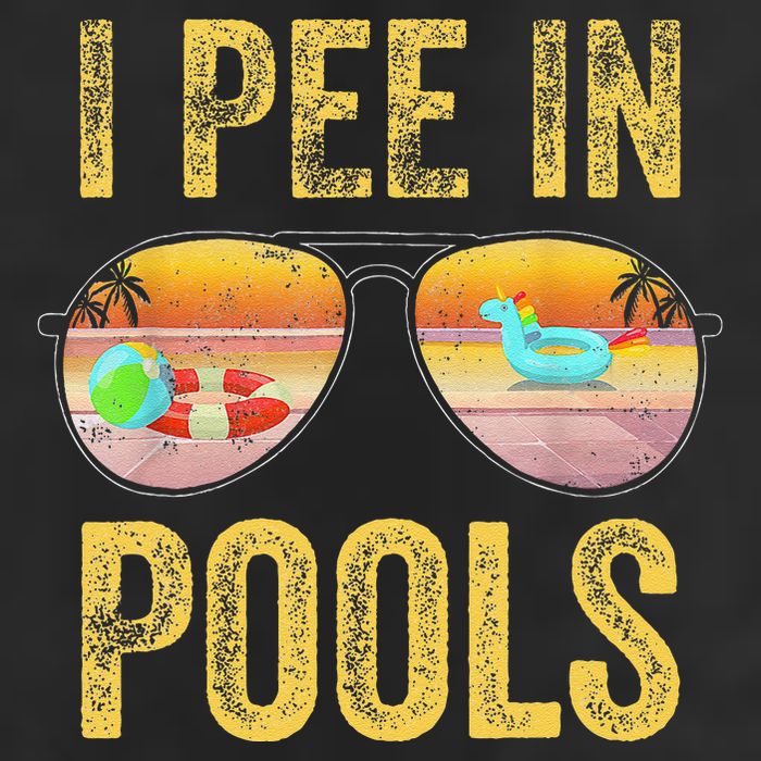 Vintage I Pee In Pools Funny Beanie