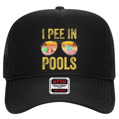 Vintage I Pee In Pools Funny Trucker Hat